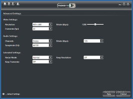 Showing the advanced settings in MakeMe3D